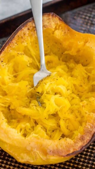 Vegan Roasted Spaghetti Squash Recipe