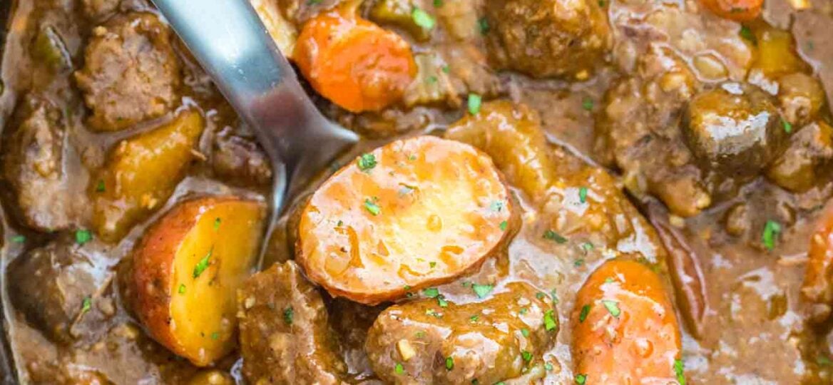 Slow Cooker Beef Stew from Scratch
