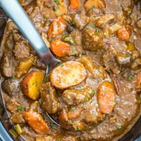 Slow Cooker Beef Stew from Scratch