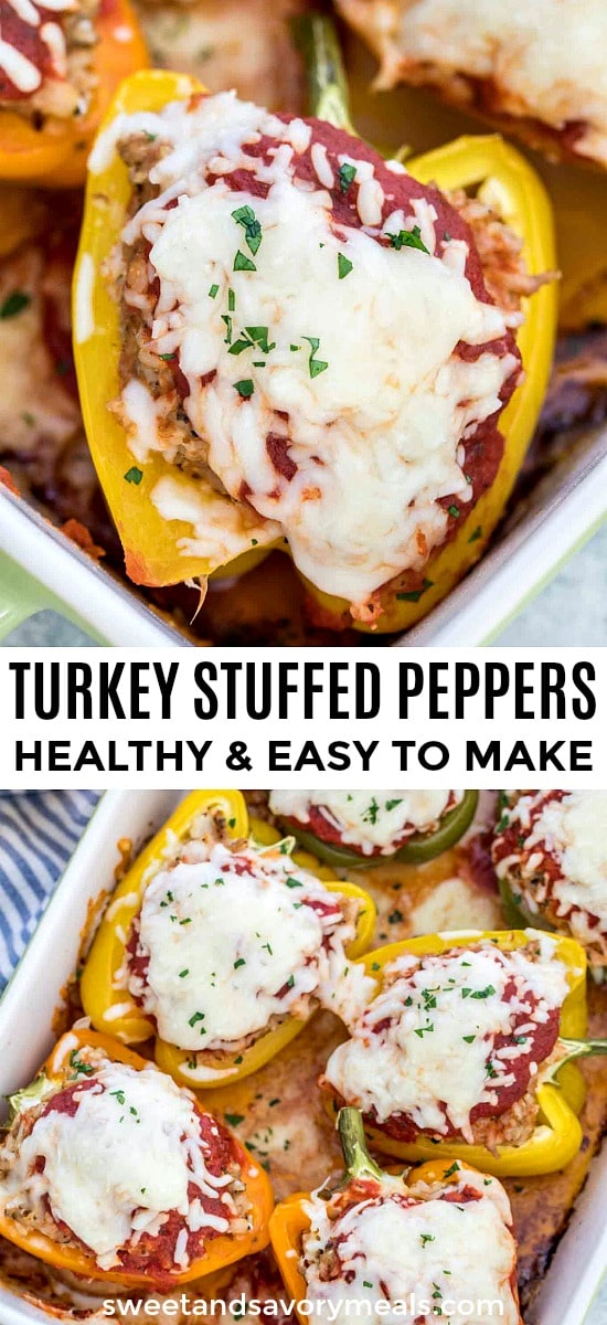 Healthy Turkey Stuffed Peppers Recipe