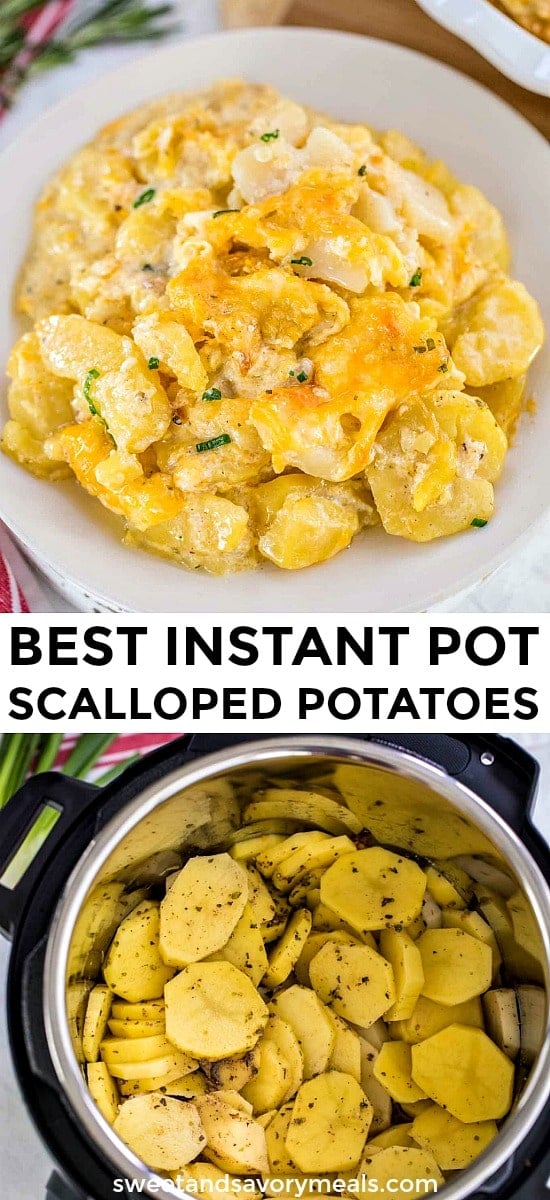 Instant Pot Scalloped Potatoes S SM