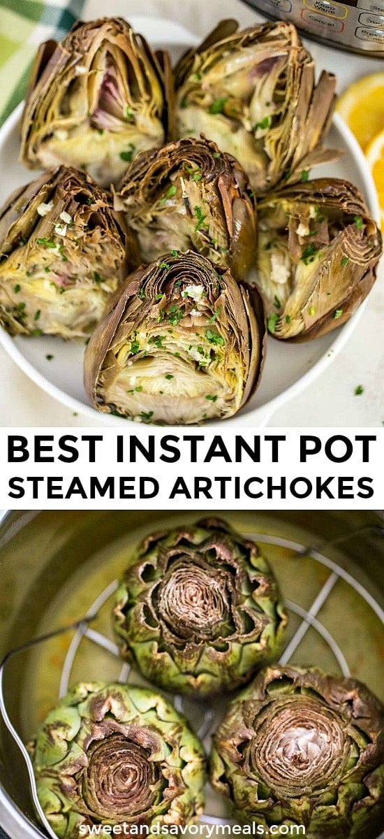 1 Minute Instant Pot Steamed Artichokes