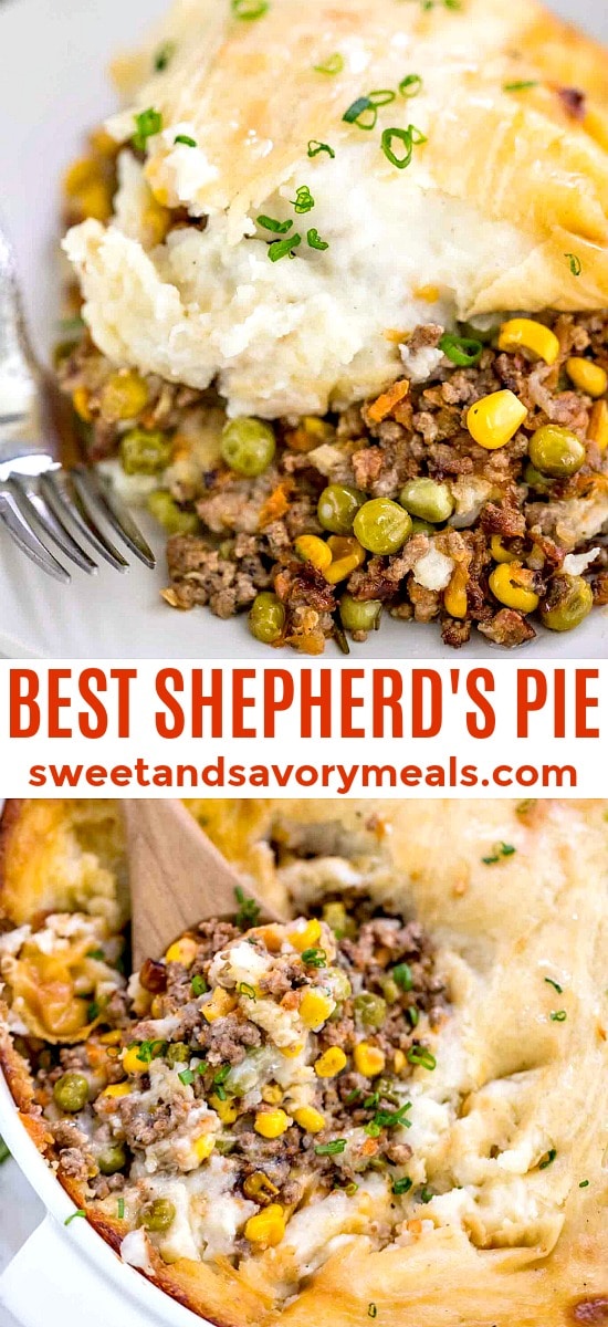 Classic shepherd's pie image. 