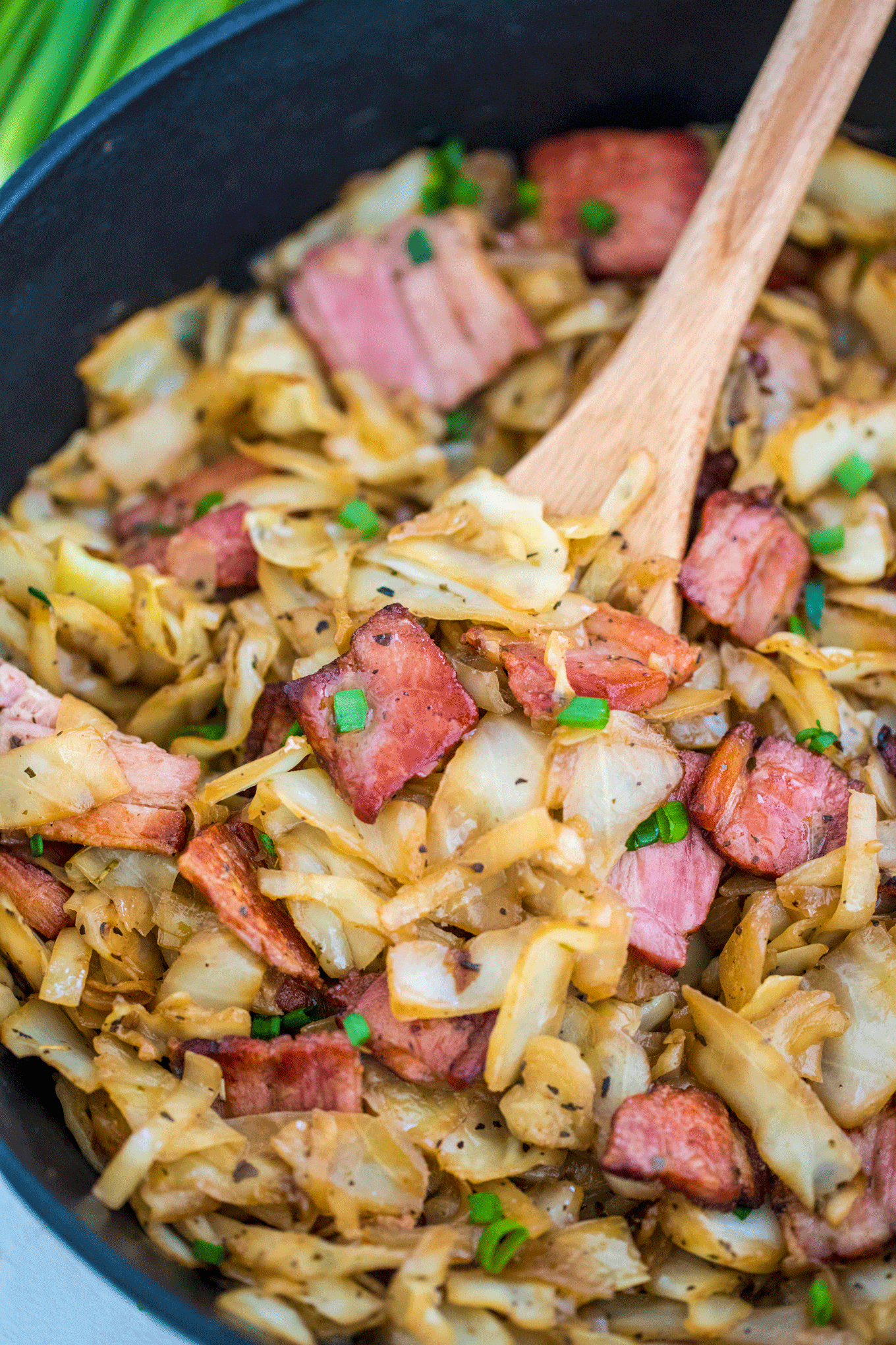Easy Bacon Fried Cabbage Video Sweet And Savory Meals,How Long To Bake Bacon At 425