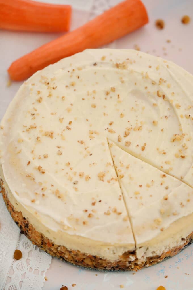 Carrot cake cheesecake