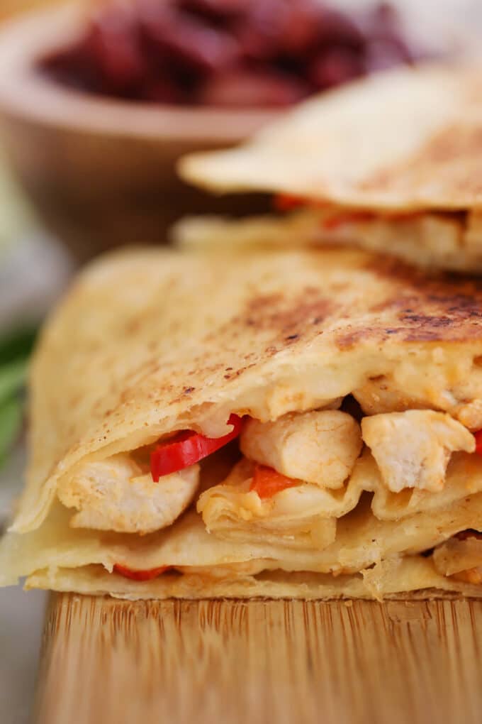 Cheesy Chicken Quesadillas Recipe