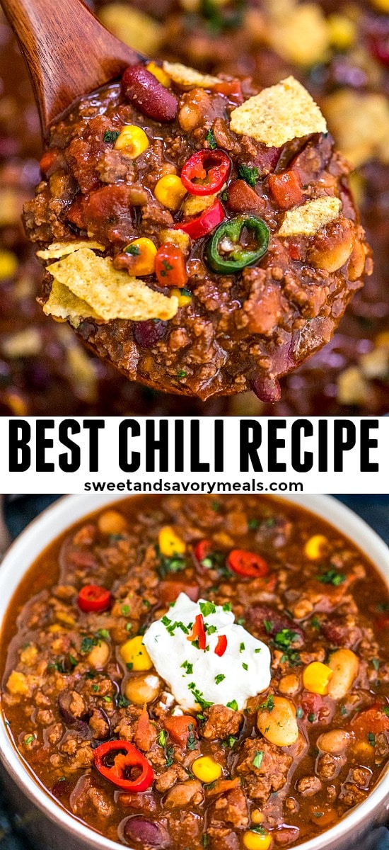 Classic Beef Chili Recipe - Sweet and Savory Meals