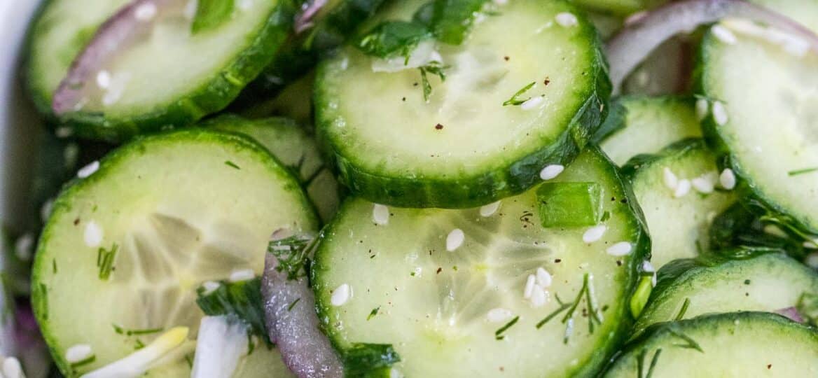 Easy Cucumber Salad Recipe [video] - Sweet and Savory Meals