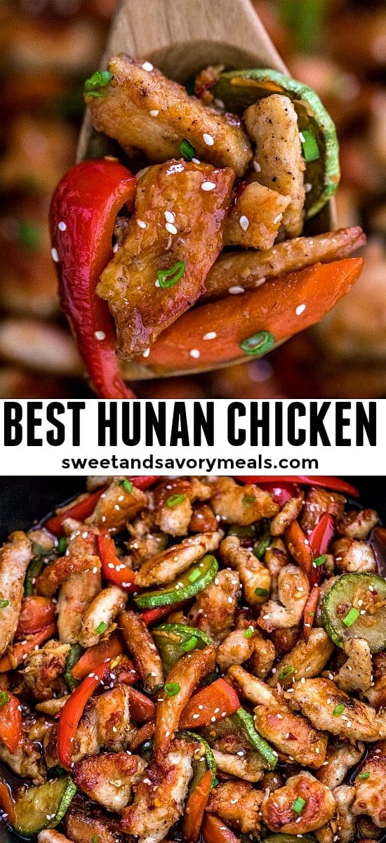 Best Hunan Spicy Chicken Recipe - Sweet and Savory Meals