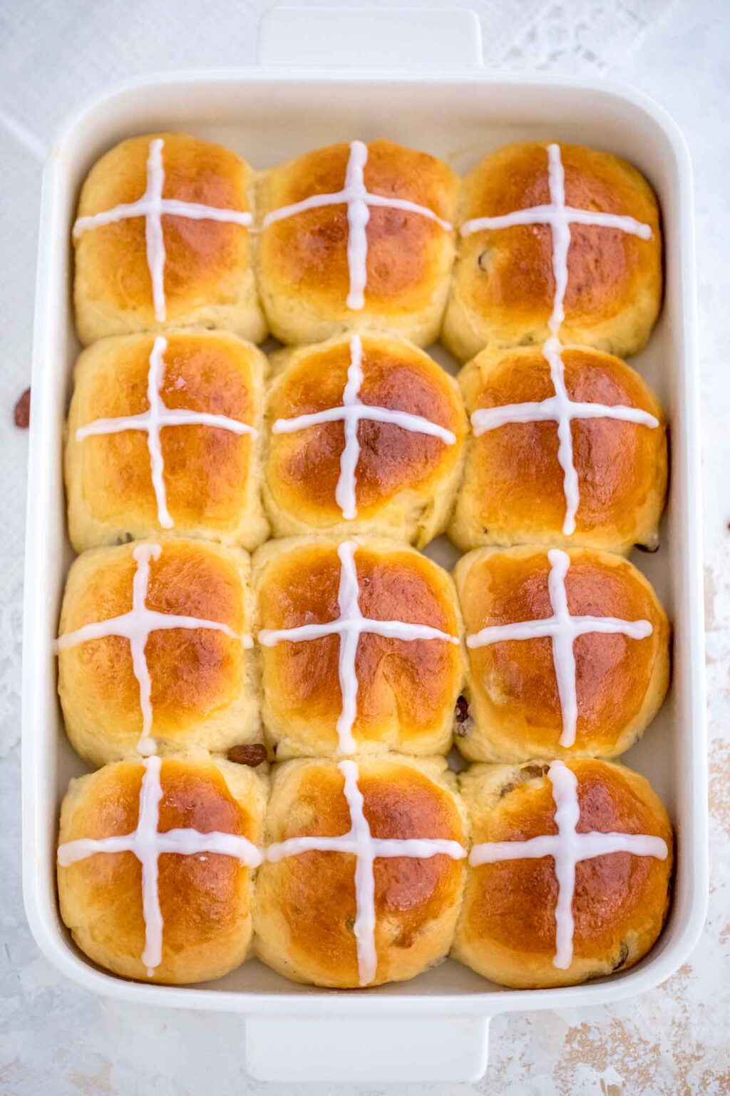 Easy Hot Cross Buns Recipe [Video] - Sweet and Savory Meals