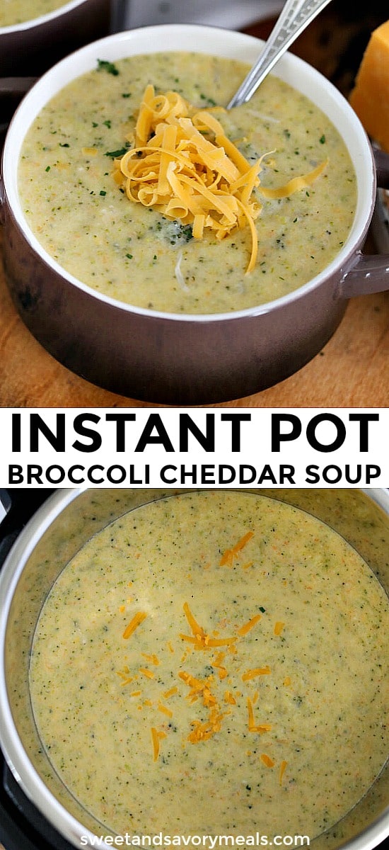 Cheesy Best Instant Pot Broccoli Cheddar Soup