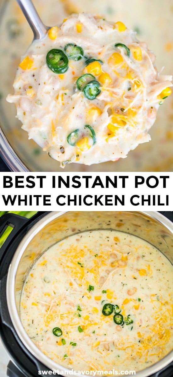 Pressure Cooker Instant Pot White Chicken Chili