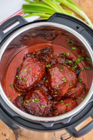 Instant Pot BBQ Chicken - Sweet and Savory Meals