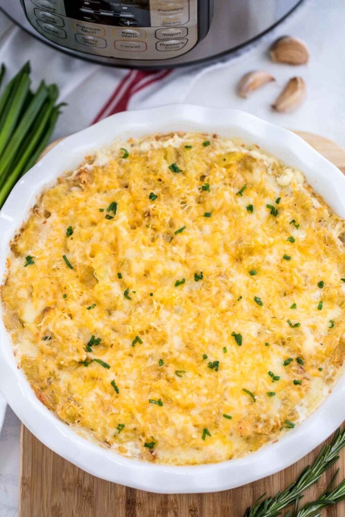 Picture of instant pot scalloped potatoes.