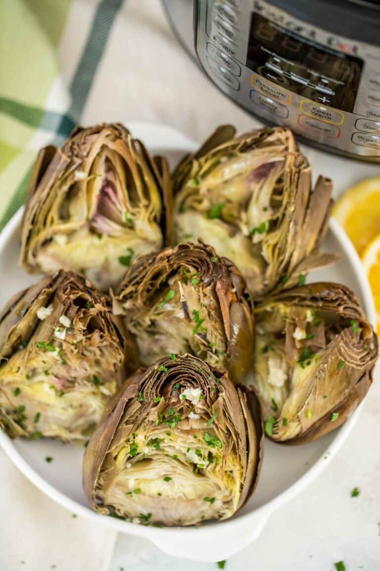 Instant Pot Steamed Artichokes