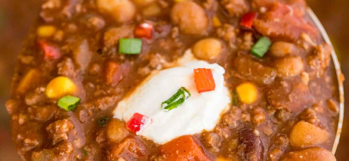 Pressure Cooker Instant Pot Three Bean Chili Recipe