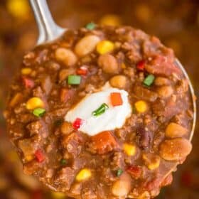 Pressure Cooker Instant Pot Three Bean Chili Recipe