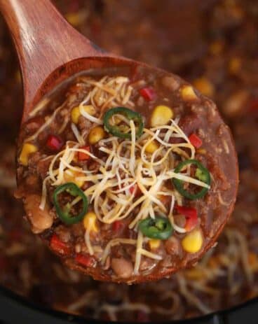 Best EVER Slow Cooker Chili