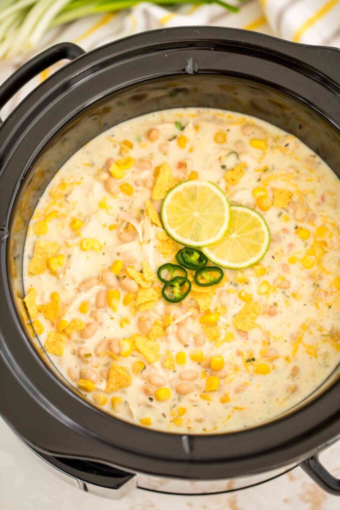 Crockpot White Chicken Chili