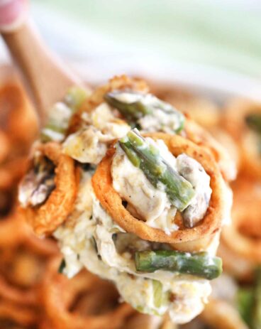 Asparagus Casserole with French Fried Onions