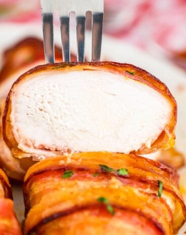 Easy Bacon Wrapped Chicken