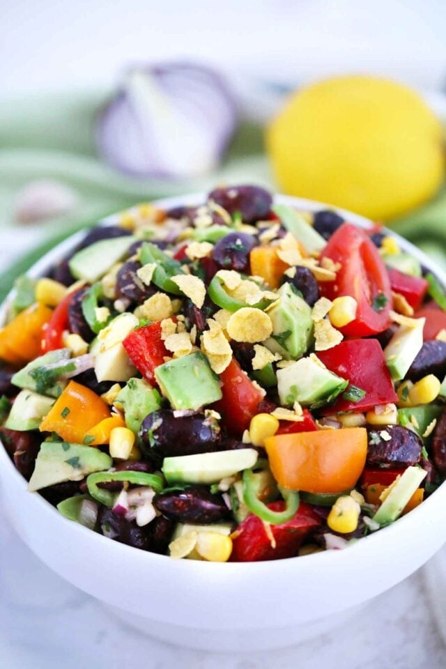 Mexican Black Bean Salad Recipe - S&SM