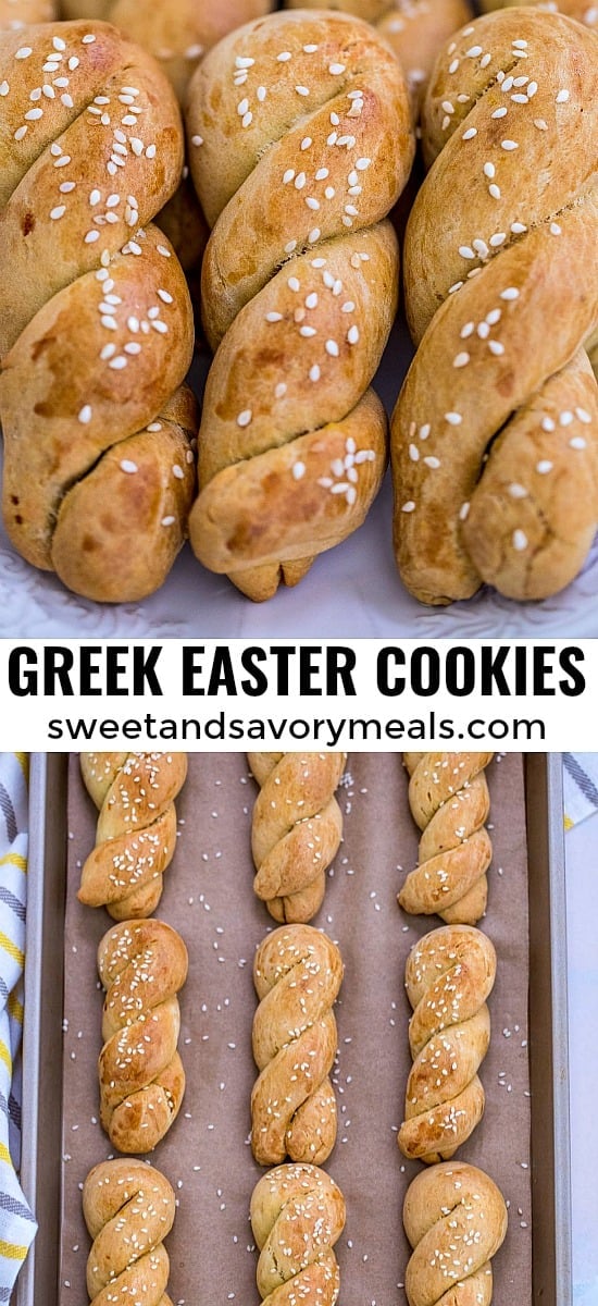 Picture of easter Greek cookies - koulourakia