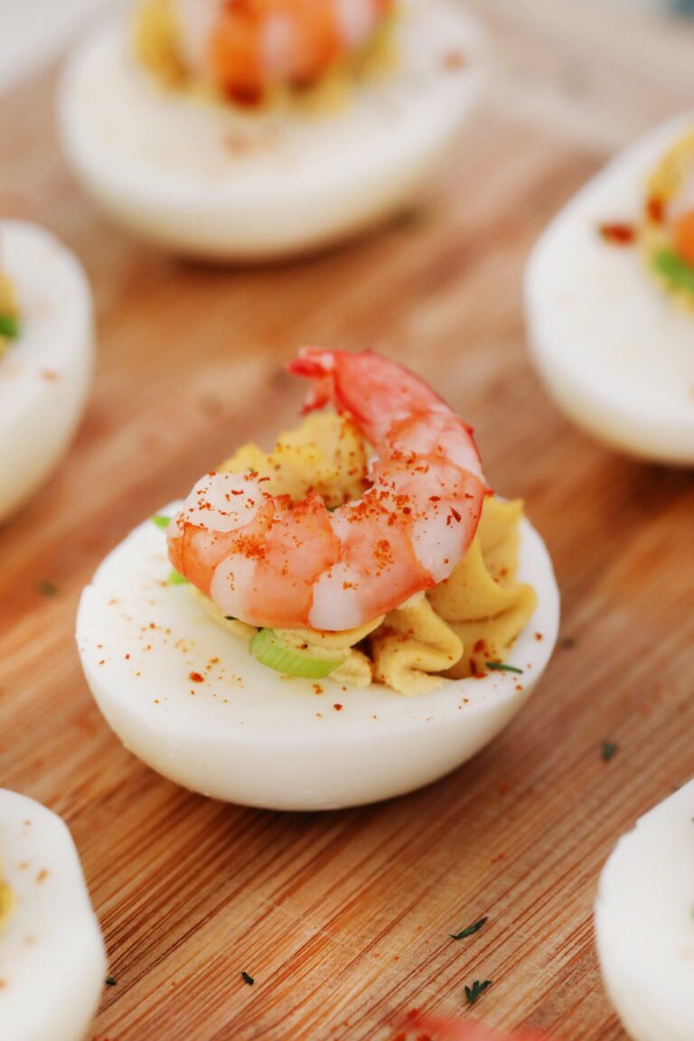 Deviled Eggs with Old Bay Shrimp Recipe