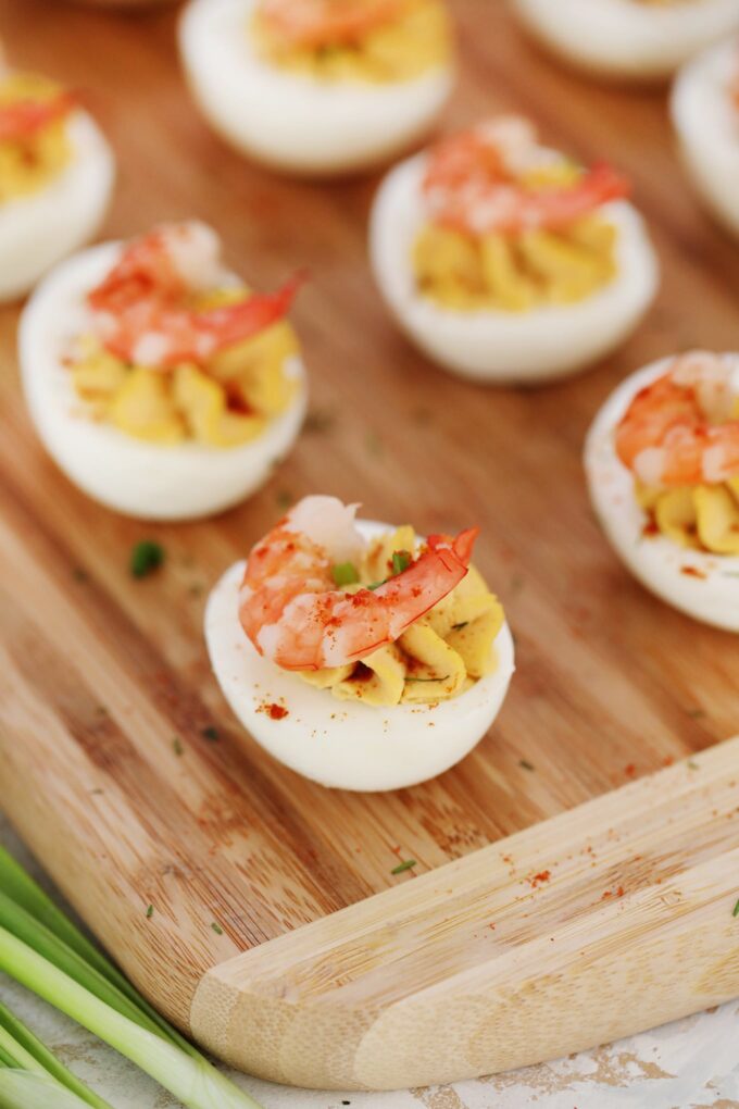 Shrimp Cocktail Deviled Eggs - Home. Made. Interest.