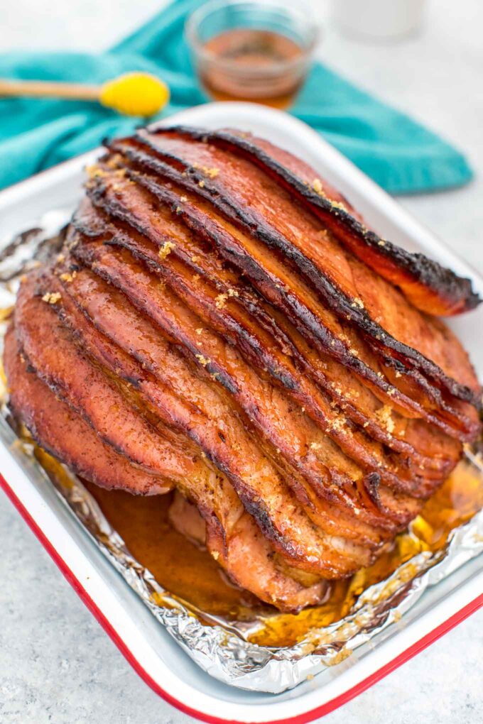 Baked Honey-Butter Glazed Ham