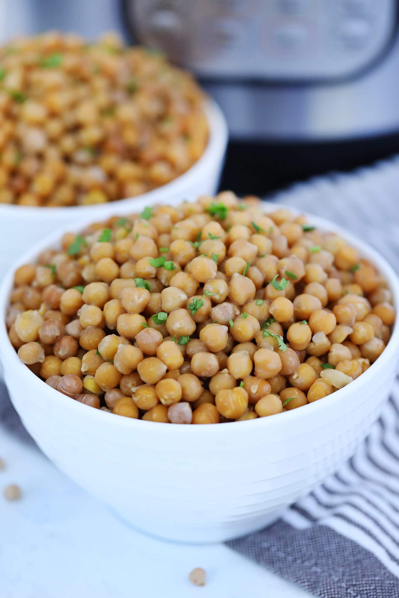 How To Cook Chickpeas Overnight [Instant Pot Mini]