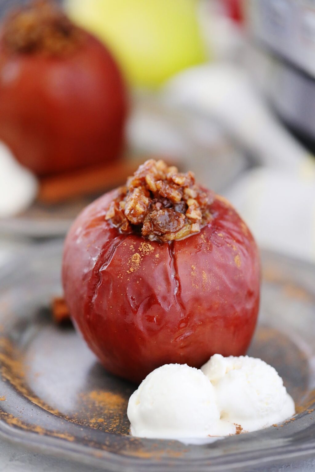 Instant Pot Baked Apples Healthy Recipe S&SM
