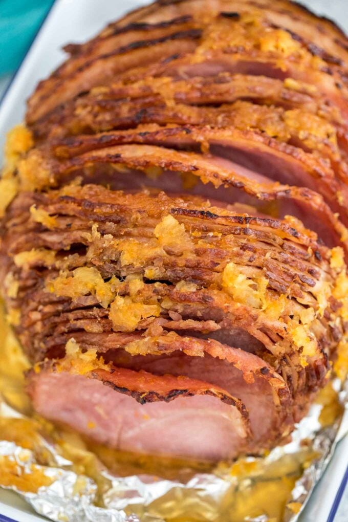spiral ham with brown sugar and pineapple sauce