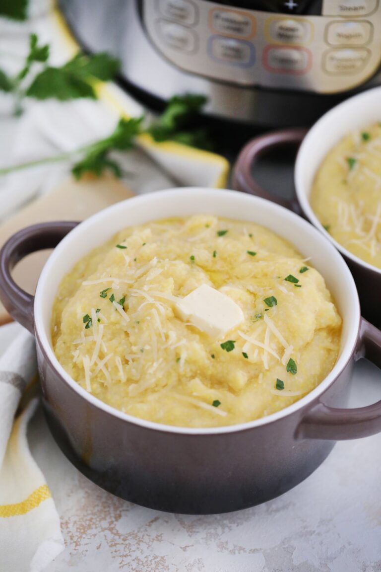 Instant Pot Polenta with Parmesan