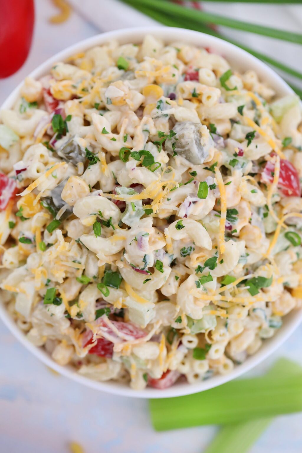 Easy Macaroni Salad Recipe - S&SM