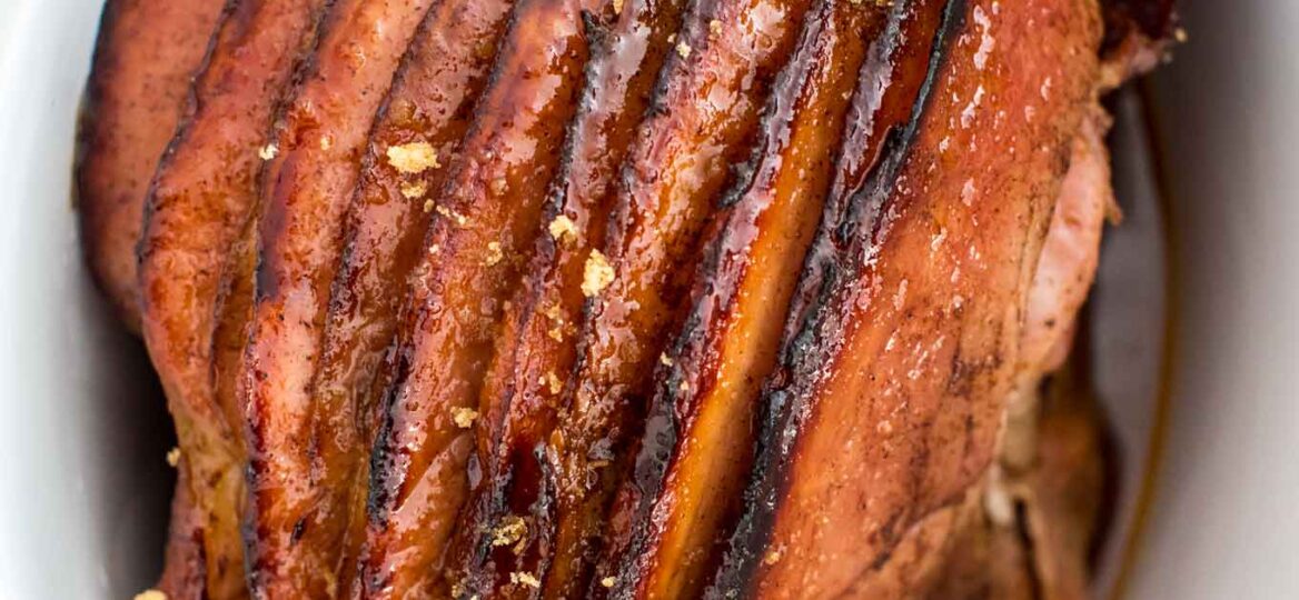 Slow Cooker Honey Glazed Smoked Ham Recipe S&SM