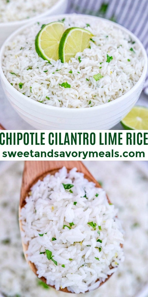 easy chipotle cilantro like rice pin