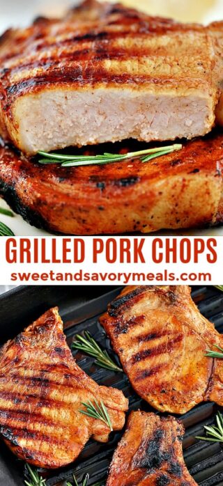 Easy Grilled Pork Chops Recipe - Sweet and Savory Meals