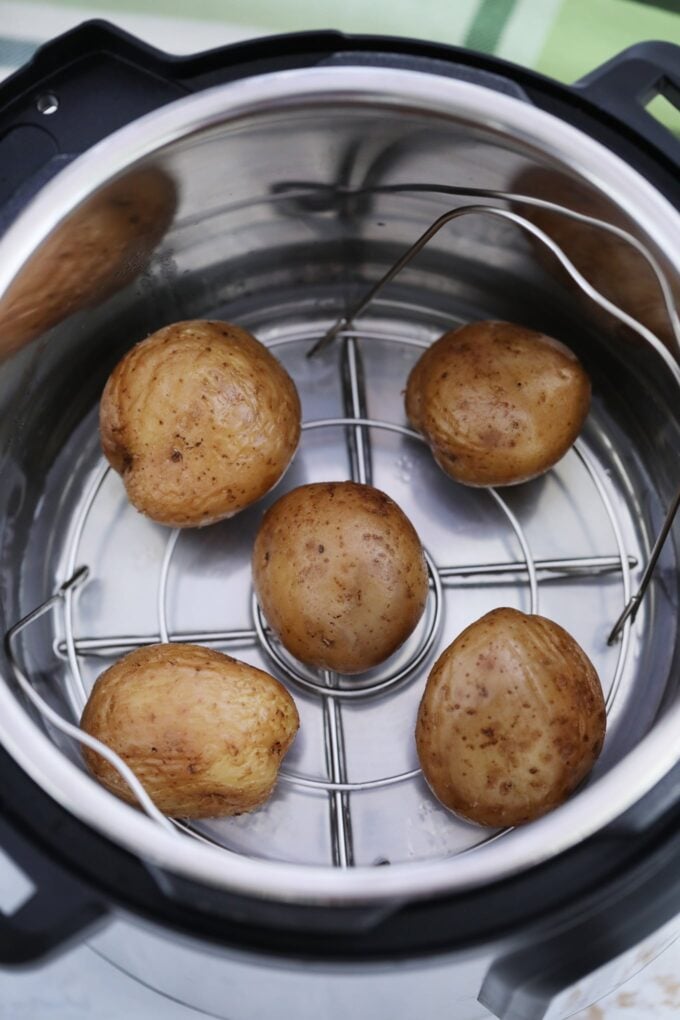Easy Instant Pot Baked Potatoes Recipe