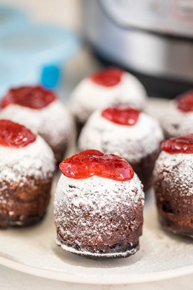 Image of instant pot chocolate muffins.