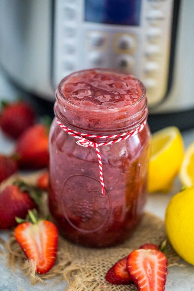 Instant Pot Strawberry Jam Recipe