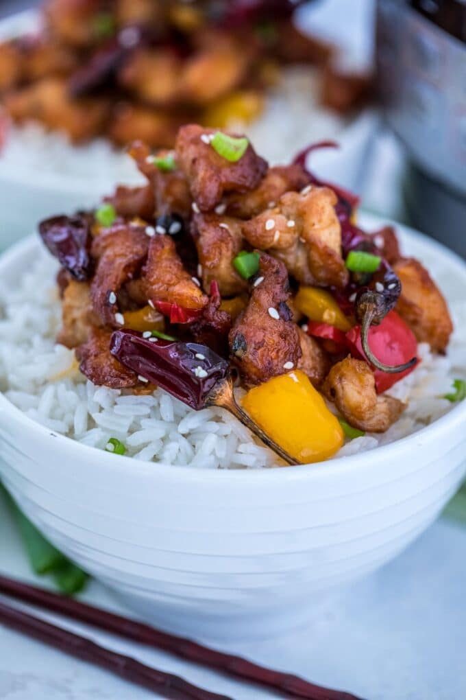 Instant Pot Szechuan Chicken - Sweet and Savory Meals