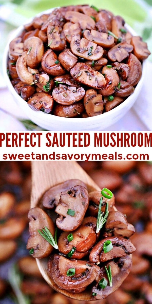 easy sauteed mushroom pin