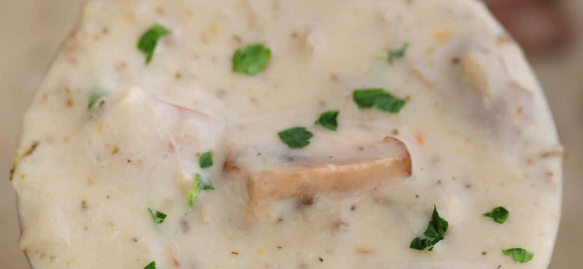 Slow Cooker Cream of Mushroom Soup