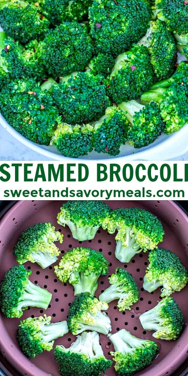 easy steamed broccoli pin