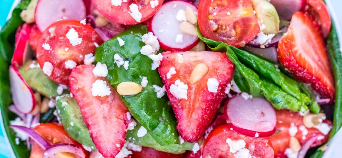 Strawberry Spinach Salad