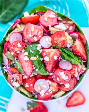 Strawberry Spinach Salad