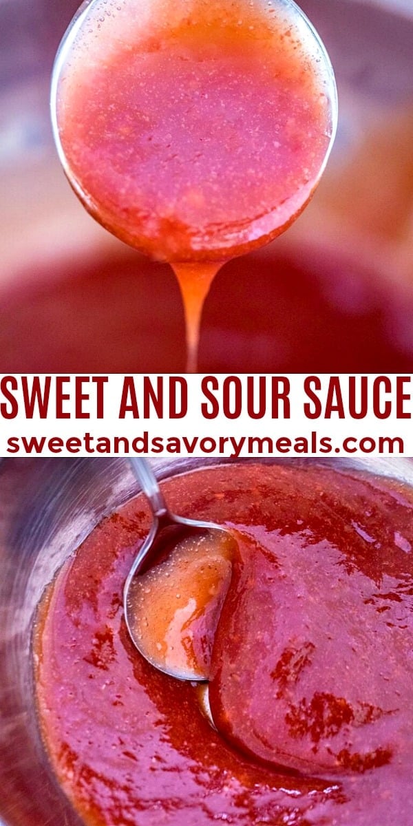 easy sweet and sour sauce pin