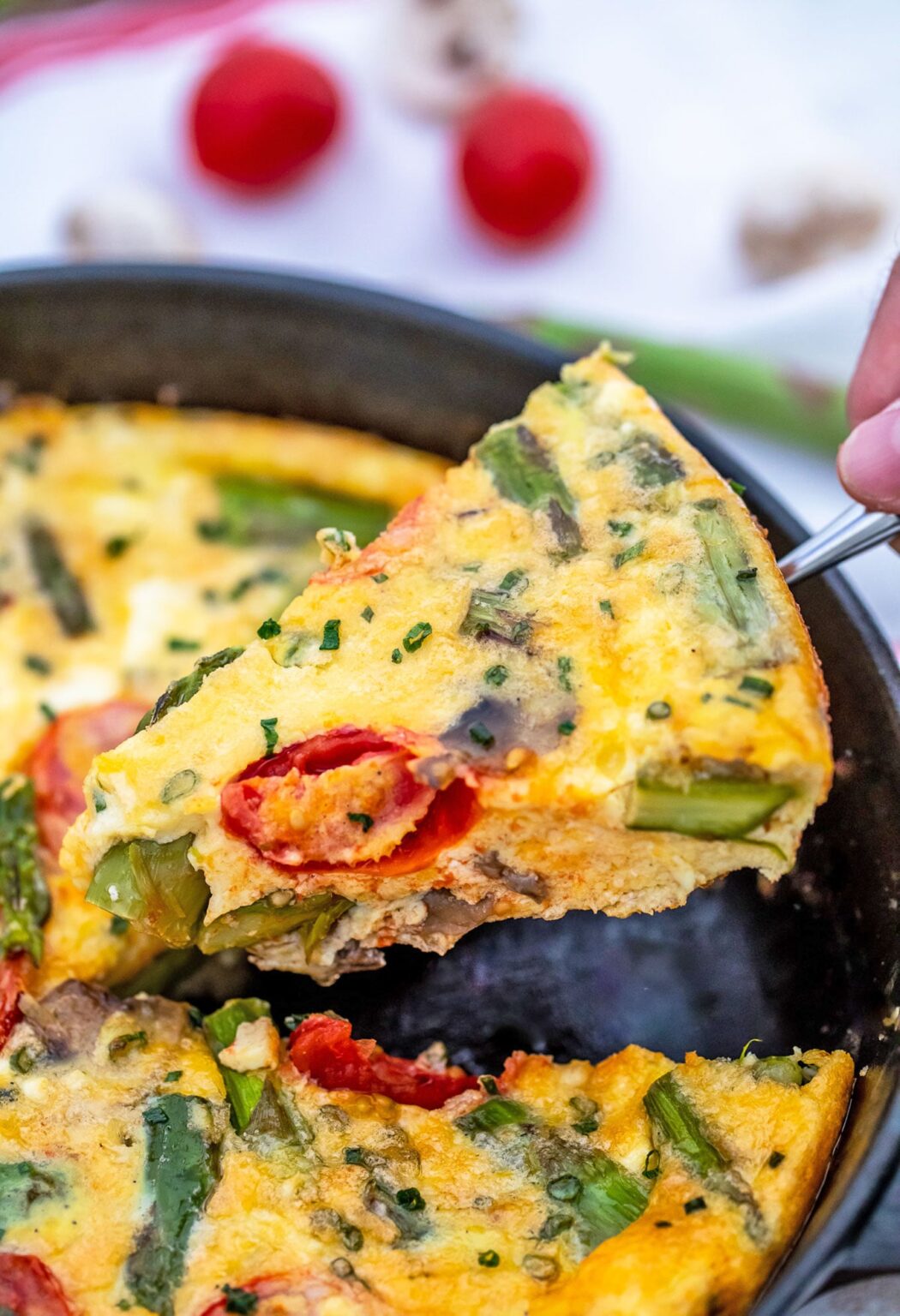 Easy Asparagus Frittata Recipe [video] - S&SM