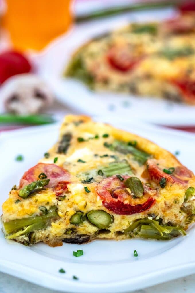 Easy Asparagus Frittata Recipe [video] S&SM